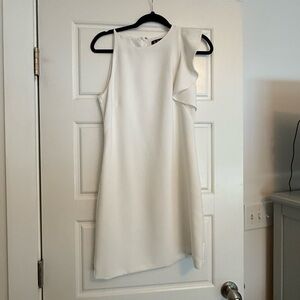 Lulus White Sleeveless Dress
